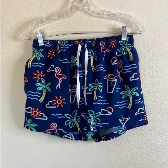 Chubbies the neon lights shorts Tropical Print Swim Shorts men’s medium - Picture 2 of 6